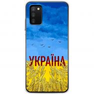 Чохол для Samsung Galaxy A03s (A037) MixCase патріотичні родюча земля України