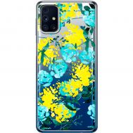 Чохол для Samsung Galaxy M31s (M317) MixCase патріотичні жовто-блакитні квіти