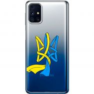 Чохол для Samsung Galaxy M31s (M317) MixCase патріотичні синє-жовтий Тризуб