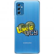 Чохол для Samsung Galaxy M52 (M526) MixCase патріотичні Love is ЗСУ