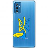 Чохол для Samsung Galaxy M52 (M526) MixCase патріотичні синє-жовтий Тризуб
