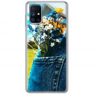 Чохол для Samsung Galaxy M51 (M515) MixCase патріотичні квіти України