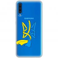 Чохол для Samsung Galaxy A50 / A50s / A30s MixCase патріотичні синє-жовтий Тризуб