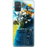 Чохол для Samsung Galaxy A71 (A715) MixCase патріотичні квіти України