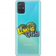 Чохол для Samsung Galaxy A71 (A715) MixCase патріотичні Love is ЗСУ
