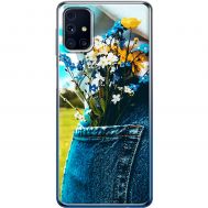 Чохол для Samsung Galaxy M31s (M317) MixCase патріотичні квіти України