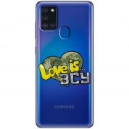 Чохол для Samsung Galaxy A21s (A217) MixCase патріотичні Love is ЗСУ