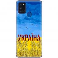 Чохол для Samsung Galaxy A21s (A217) MixCase патріотичні родюча земля України
