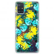 Чохол для Samsung Galaxy A51 (A515) / M40s MixCase патріотичні жовто-блакитні квіти
