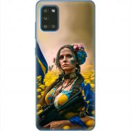 Чохол для Samsung Galaxy A31 (A315) MixCase патріотичні ніжна Українка