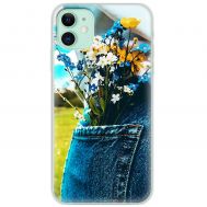 Чохол для iPhone 12 mini MixCase патріотичні квіти України