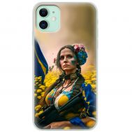Чохол для iPhone 12 mini MixCase патріотичні ніжна Українка