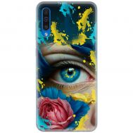 Чохол для Samsung Galaxy A50 / A50s / A30s MixCase патріотичні Синє жіноче око