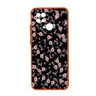 Чохол для Xiaomi Redmi 10C MixCase квіти на чорному