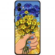 Чохол для Samsung Galaxy A04e (A042) MixCase патротичні квіти