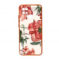 Чохол для Xiaomi Redmi 10C MixCase квіти червоні на білому
