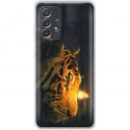 Чохол для Samsung Galaxy A52 MixCase звірі тигр з метеликом