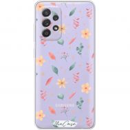Чохол для Samsung Galaxy A52 Mixcase весняні квіти 10