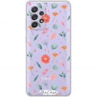 Чохол для Samsung Galaxy A52 Mixcase весняні квіти 9