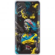 Чохол для Samsung Galaxy A52 MixCase патріотичні Нездоланна Українка
