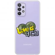 Чохол для Samsung Galaxy A32 (A325) MixCase патріотичні Love is ЗСУ