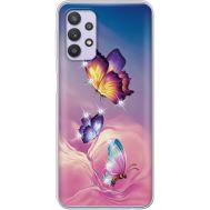 Чохол із стразами Samsung A325 Galaxy A32 Butterflies