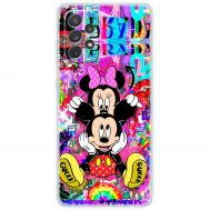 Чохол для Samsung Galaxy A13 (A135) MixCase графіті Mickey and Minnie mouse