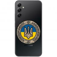 Чохол для Samsung Galaxy A34 (A346) MixCase патріотичні шеврон Glory to Ukraine
