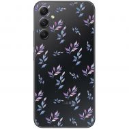 Чохол для Samsung Galaxy A54 (A546) Mixcase квіти патерн гілки з градієнтом