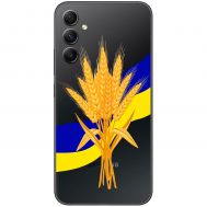 Чохол для Samsung Galaxy A34 (A346) MixCase патріотичні пшениця з України