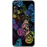 Чохол для Samsung Galaxy A34 (A346) MixCase метелики неонові