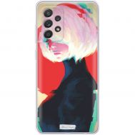 Чохол з аніме для Samsung Galaxy A73 (A736) Mixcase дівчинка з білим волоссям