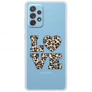 Чохол для Samsung Galaxy A73 (A736) MixCase Леопард love