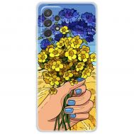 Чохол для Samsung Galaxy A73 (A736) MixCase патротичні квіти