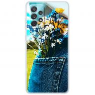 Чохол для Samsung Galaxy A73 (A736) MixCase патріотичні квіти України