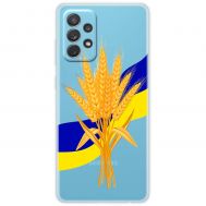 Чохол для Samsung Galaxy A73 (A736) MixCase патріотичні пшениця з України
