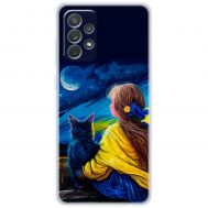 Чохол для Samsung Galaxy A73 (A736) MixCase патріотичні зіркова ніч картина