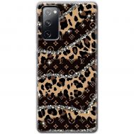 Чохол для Samsung Galaxy S20 FE (G780) MixCase Леопард Louis Vuitton