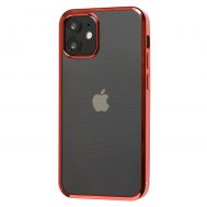 Чохол для iPhone 12 mini Glossy edging червоний