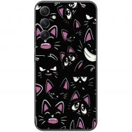 Чохол для Samsung Galaxy A54 (A546) MixCase мультики black cat