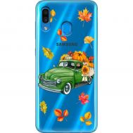 Чохол для Samsung Galaxy A20 / 30 MixCase осінь авто з гарбузами