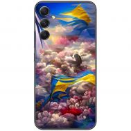 Чохол для Samsung Galaxy A54 (A546) MixCase патротичні Прапор фарбами