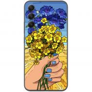 Чохол для Samsung Galaxy A54 (A546) MixCase патротичні квіти
