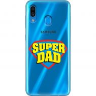 Чохол для Samsung Galaxy A20 / 30 MixCase День батька super Dad