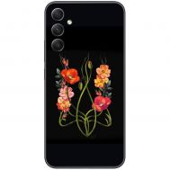 Чохол для Samsung Galaxy A14 MixCase патротичні Тризуб з квітів