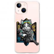 Чохол для iPhone 13 mini MixCase патріотичні кіт захисник