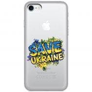 Чохол для iPhone 7 / 8 / SE MixCase патріотичні save ukraine