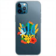 Чохол для iPhone 12 Pro MixCase патріотичні герб у квітах