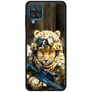 Чохол для Samsung Galaxy A12 / M12 MixCase техніка леопард у формі