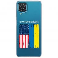 Чохол для Samsung Galaxy A12 / M12 MixCase патріотичні прапори